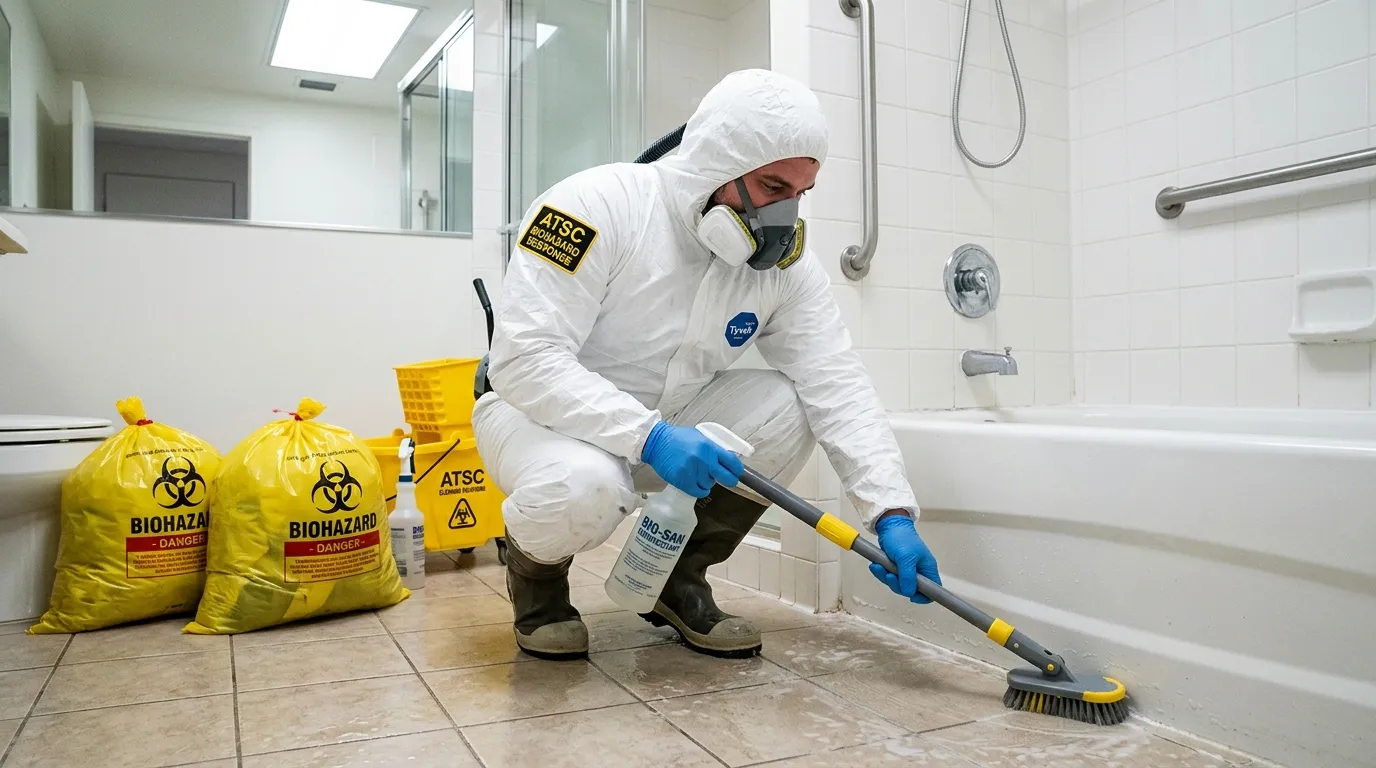 Decontamination equipment deployed for Blood Cleanup in Saint John